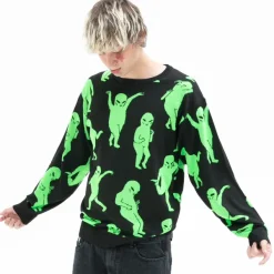 Unisex Ripndip Alien Dance Party Knit Sweater