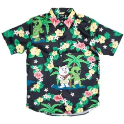 Unisex Ripndip Aloha Nerm Short Sleeve Button Up