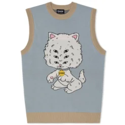 Unisex Ripndip Big Head Knit Sweater Vest