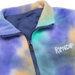 Unisex Ripndip Castanza Reversible Brushed Fleece Quilted Jacket