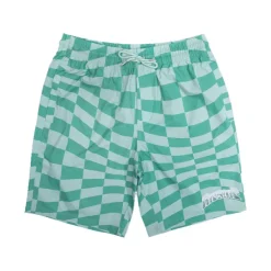 Unisex Ripndip Checked Swim Shorts