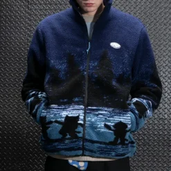 Unisex Ripndip Cosmic Meadow Sherpa Jacket