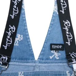 Unisex Ripndip Dance Party Denim Overalls