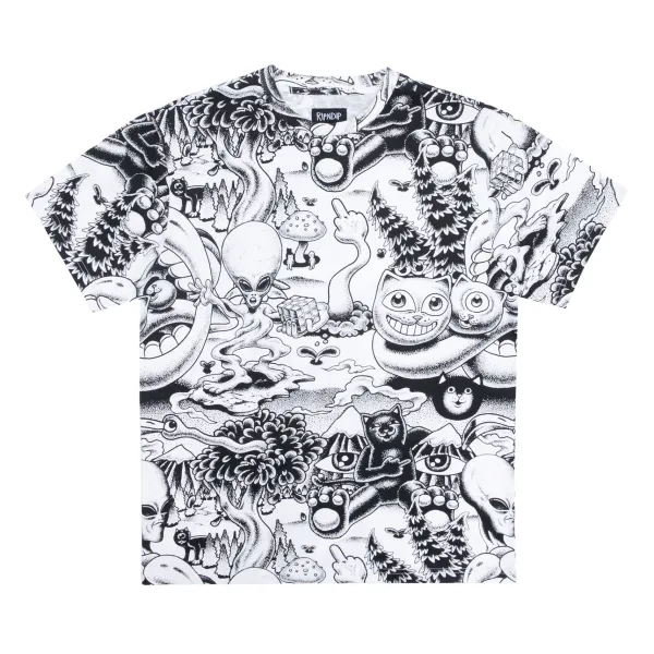 Unisex Ripndip Dark Twisted Fantasy Short Sleeve Tee