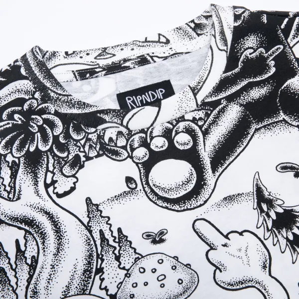 Unisex Ripndip Dark Twisted Fantasy Short Sleeve Tee