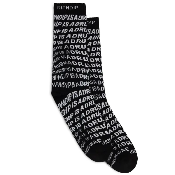 Unisex Ripndip Drug From God Socks