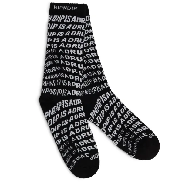 Unisex Ripndip Drug From God Socks