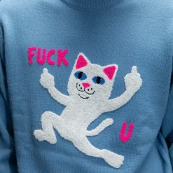 Unisex Ripndip F U Knit Sweater