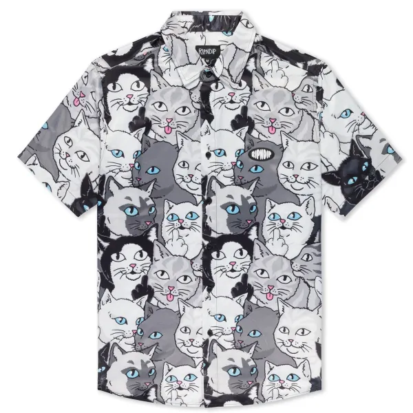 Unisex Ripndip Family Tree Button Up
