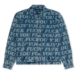 Unisex Ripndip Fuckin Fuck Denim Jacket