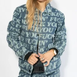 Unisex Ripndip Fuckin Fuck Denim Jacket