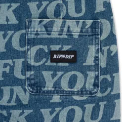 Unisex Ripndip Fuckin Fuck Denim Pants