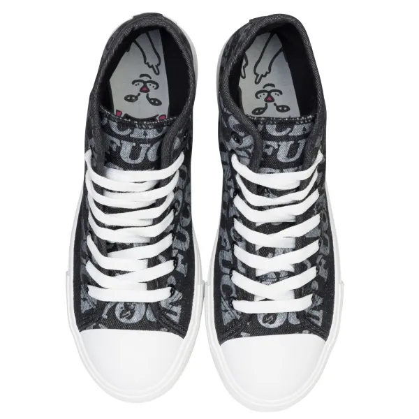Unisex Ripndip Fuckin Fuck High Top Shoes