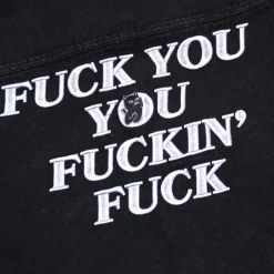 Unisex Ripndip Fucking Fuck Denim Sherpa Jacket