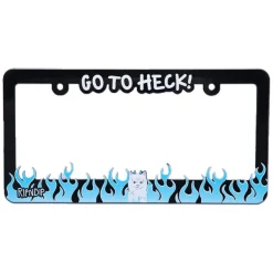 Unisex Ripndip Go To Heck License Plate Frame