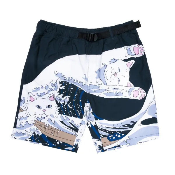 Unisex Ripndip Great Wave Swim Shorts
