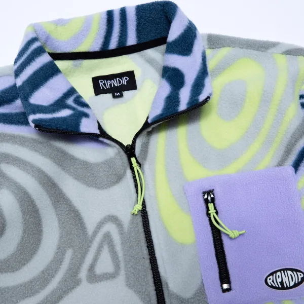 Unisex Ripndip Hypnotic Polar Fleece Jacket