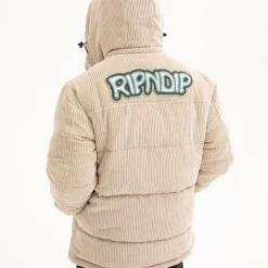 Unisex Ripndip Intertwined Corduroy Puffer Jacket
