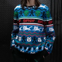 Unisex Ripndip Jolly Holiday Knit Sweater