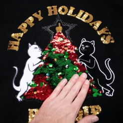 Unisex Ripndip Litmas Tree Knitted Sweater