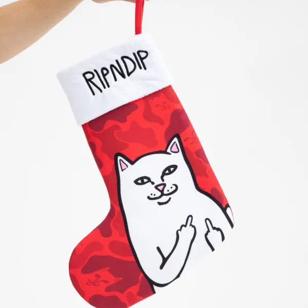 Unisex Ripndip Lord Nermal Christmas Stocking