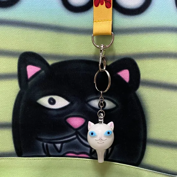 Unisex Ripndip Lord Nermal Glass Carb Cap Keychain