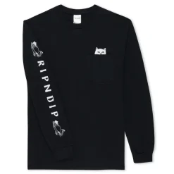 Unisex Ripndip Lord Nermal Pocket L/S