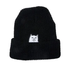 Unisex Ripndip Lord Nermal Ribbed Beanie