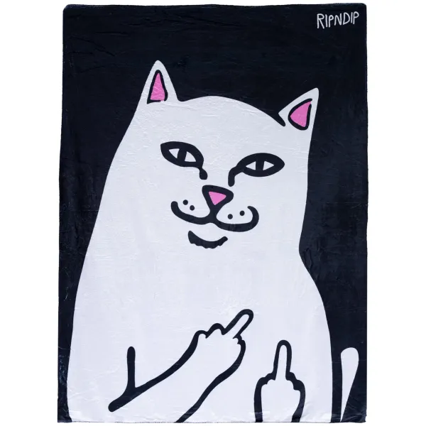 Unisex Ripndip Lord Nermal Throw Blanket