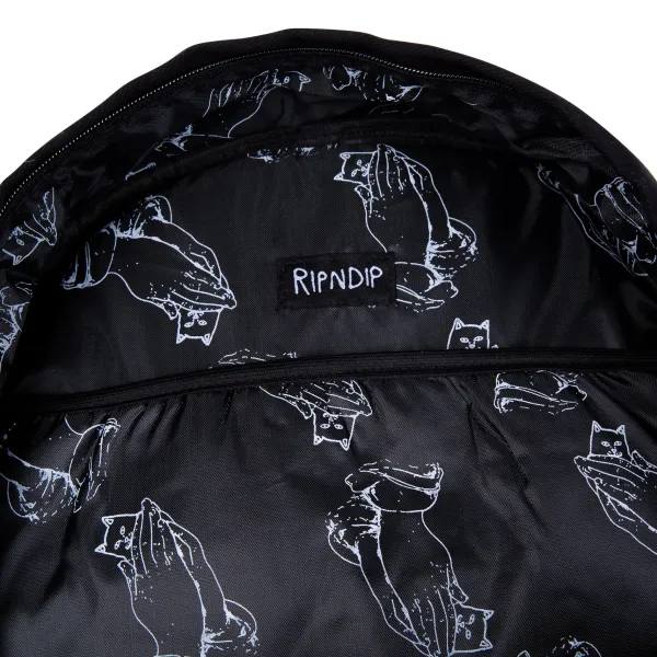 Unisex Ripndip Lord Nermal Velcro Hands Backpack