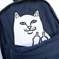 Unisex Ripndip Lord Nermal Velcro Hands Corduroy Backpack