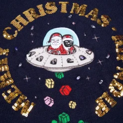 Unisex Ripndip Merry Litmas Light Up Sweater