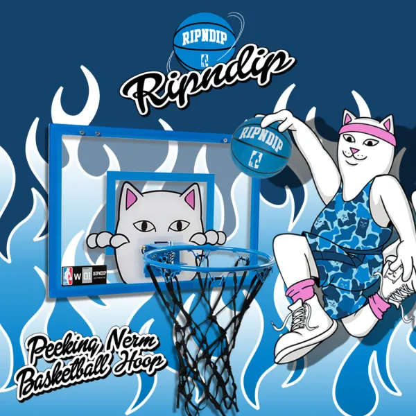 Unisex Ripndip Peeking Nermal Hanging Basketball Set