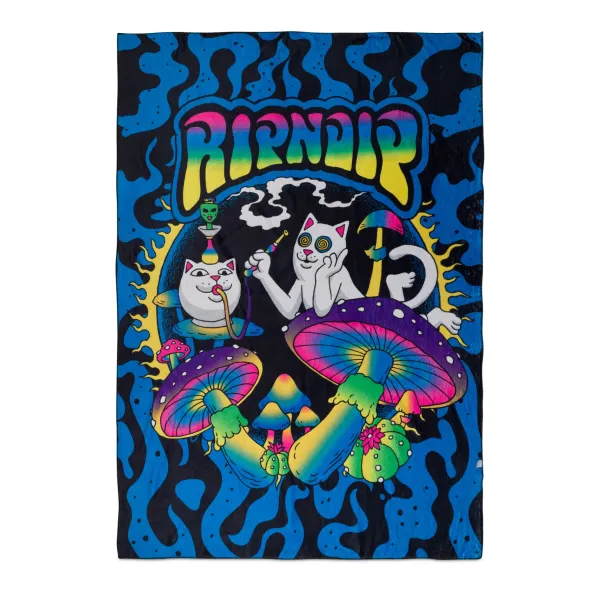 Unisex Ripndip Psychedelic Garden Fleece Blanket