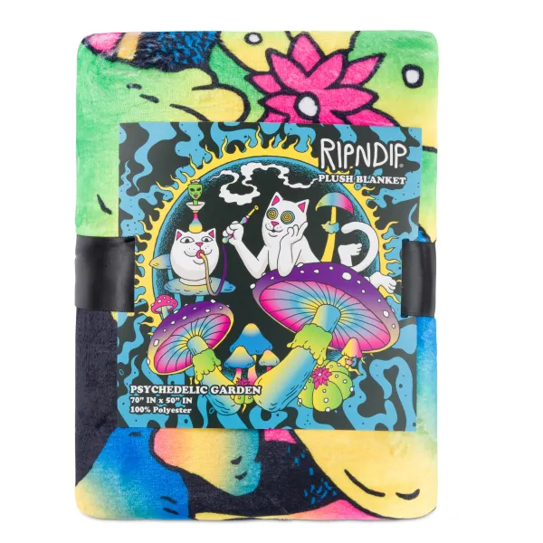 Unisex Ripndip Psychedelic Garden Fleece Blanket