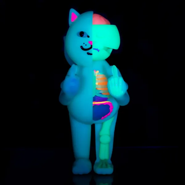 Unisex Ripndip Radioactive Nerm Vinyl Figure