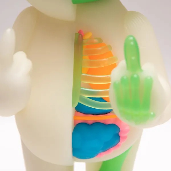 Unisex Ripndip Radioactive Nerm Vinyl Figure