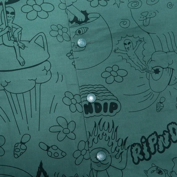 Unisex Ripndip Scribble Button Up Jacket