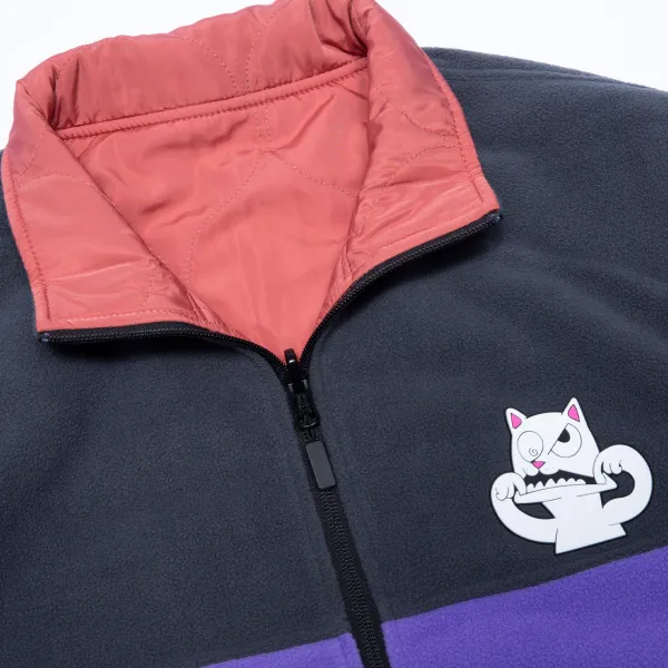 Unisex Ripndip Shmoody Polar Fleece Quilted Reversible Jacket