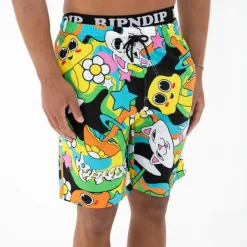 Unisex Ripndip Shroom Mania Swim Shorts