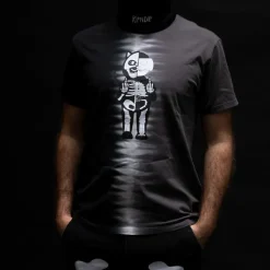 Unisex Ripndip Skelly Anatomy Split Tie Dye Tee