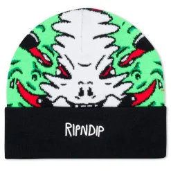 Unisex Ripndip Skull Face Knit Beanie