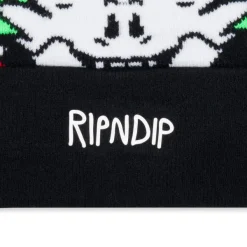 Unisex Ripndip Skull Face Knit Beanie