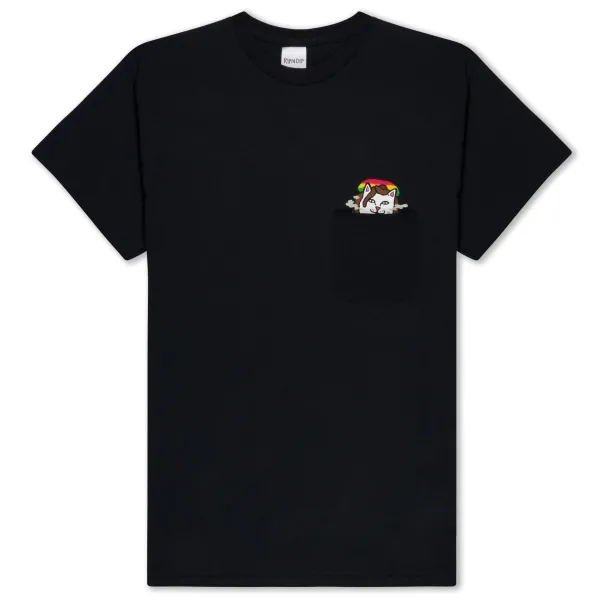 Unisex Ripndip Smoking Rasta Lord Nermal Pocket Tee
