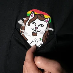 Unisex Ripndip Smoking Rasta Lord Nermal Pocket Tee