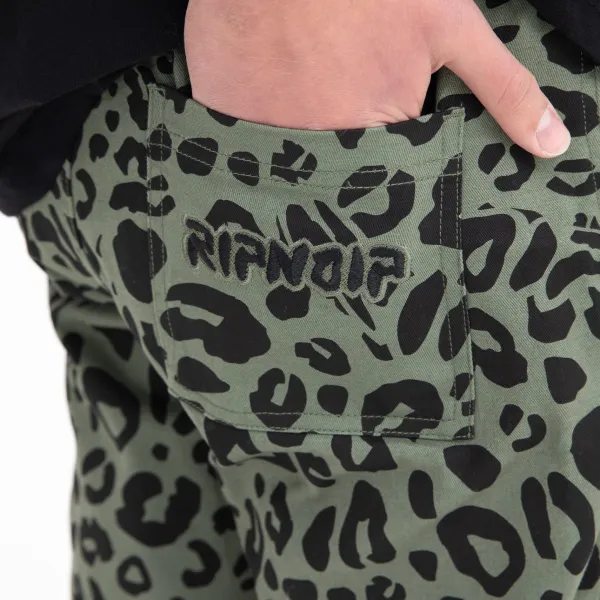 Unisex Ripndip Spotted Cotton Twill Pants