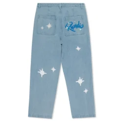Unisex Ripndip Sprinkles Wide Leg Denim Pants