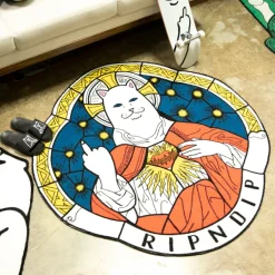 Unisex Ripndip Stained Glass Nermal Rug