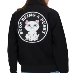 Unisex Ripndip Stop Being A Pussy Varsity Jacket