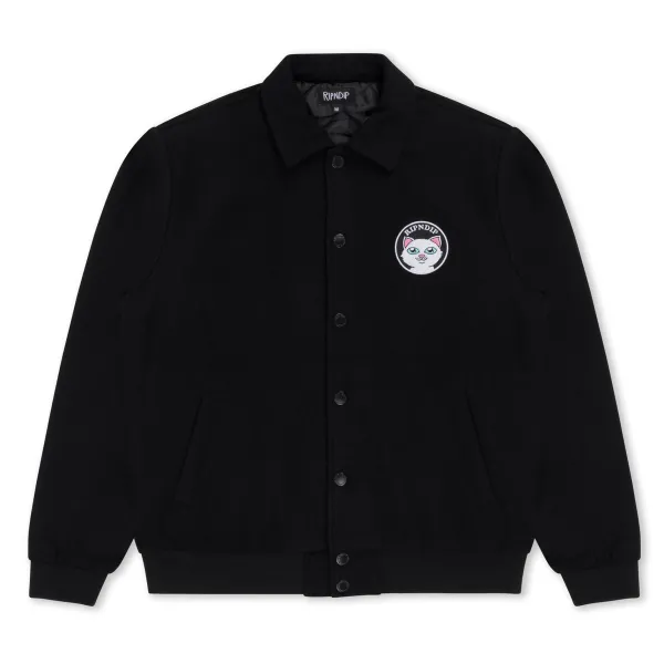 Unisex Ripndip Stop Being A Pussy Varsity Jacket